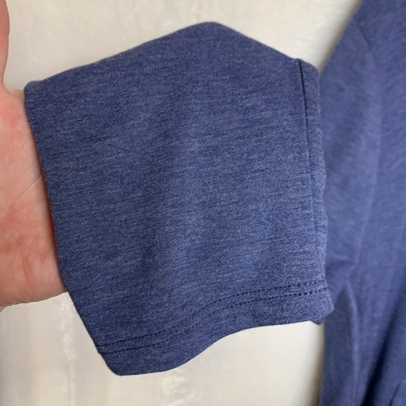 New Directions Blue Cowl Neck Top Women’s XL - Picture 6 of 9